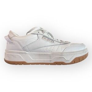 Reebok Court Clean Platform White Sole Sneakers Women's